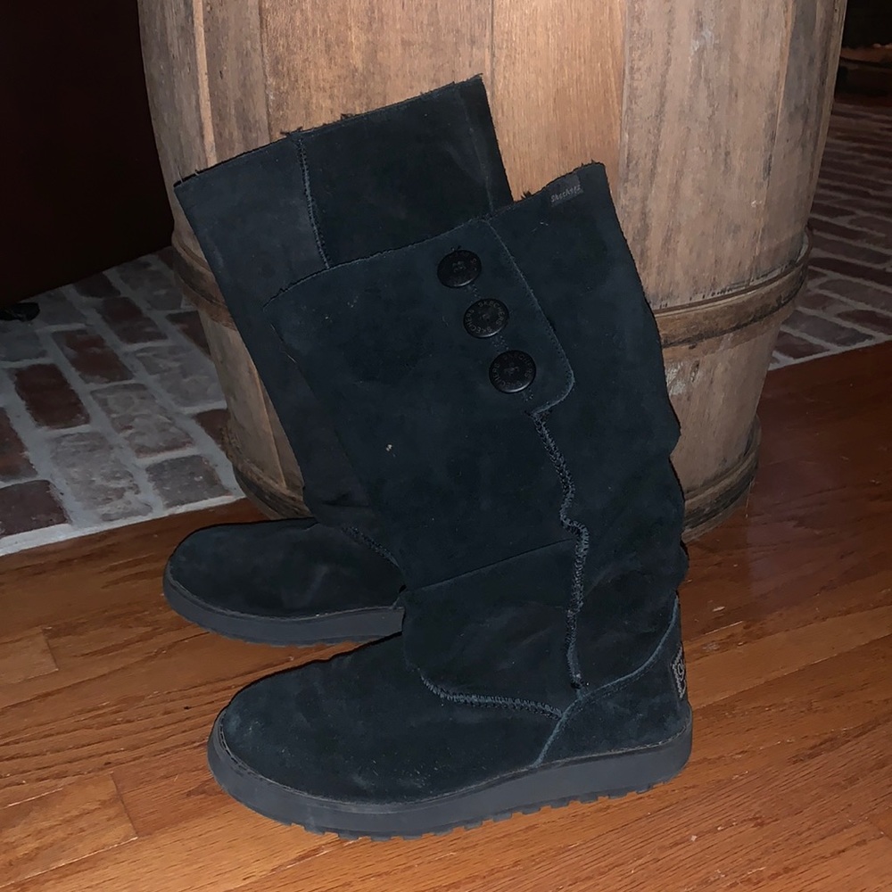 Sketchers black boots